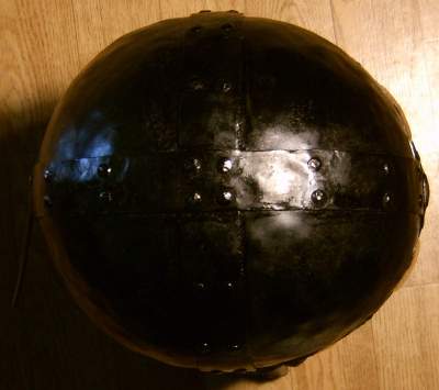 Brillenhelm von oben