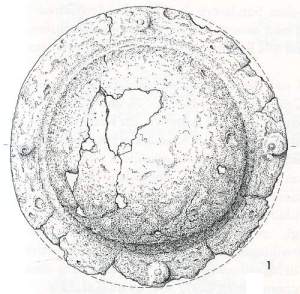 Buckel Ac Zeichnung Draufsicht Haithabu Bericht 08 Seite 51 Abb 1 Buckel Ac Zeichnung Draufsicht Haithabu Bericht 08 Seite 51 Abb 1