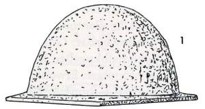 Buckel Zeichnung Seitenansicht Haithabu Bericht 12 Seite 54 Abb 1 Buckel Zeichnung Seitenansicht Haithabu Bericht 12 Seite 54 Abb 1