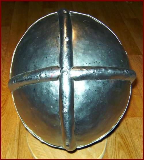 Brillenhelm von oben