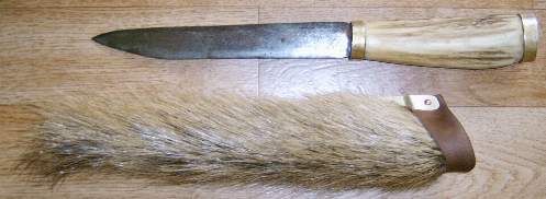 Messerscheide aus der Scheide