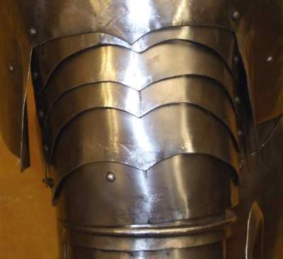 Schulter rechtes Detail Geschübe