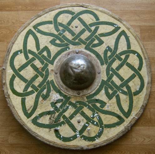 Rundschild Grün vorne