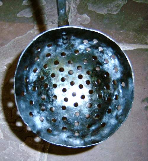 Schaumkelle eine Detailaufnahme