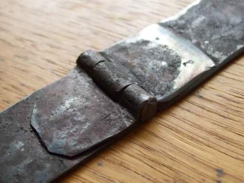 Das Scharnier des Riegels