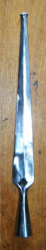 Speerspitze von hinten