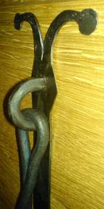 Befestigung des Griffes in der Lilie