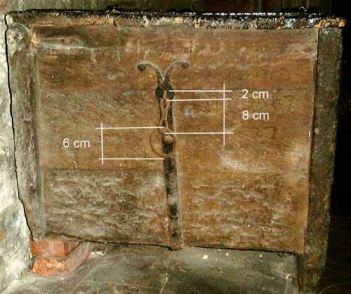 Originalbeschläge Truhe Seite