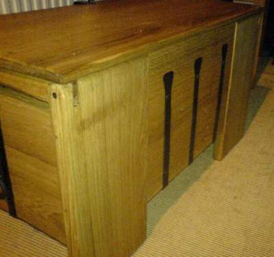 Truhe von der Rückseite