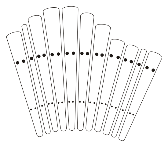 Unterarmschützer, Zeichnung